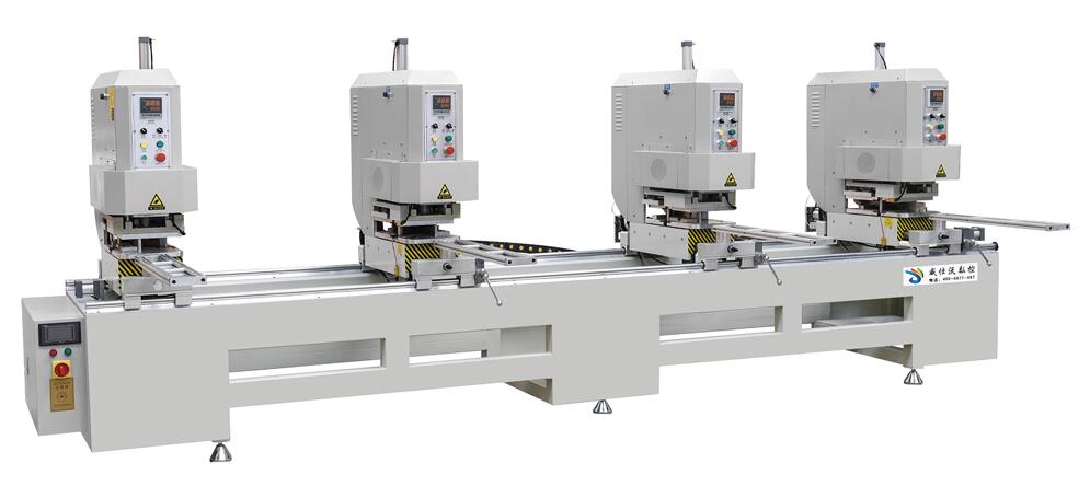 塑料門窗雙面四代無縫四位焊接機